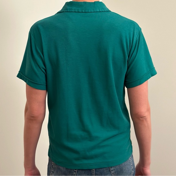 Vintage Main Stream Teal Polo Shirt - Picture 5 of 13